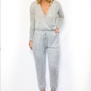 Samantha Heather Grey Jumpsuit